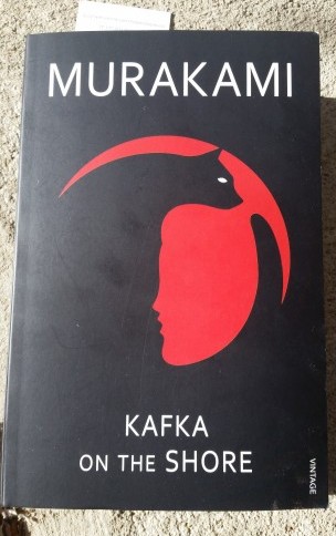 Photograph of the cover of Kafka on the Shore, by Harui Murakami.