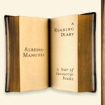 Cover art of Alberto Manguel's book 'A Reading Diary' in the 2006 edition.