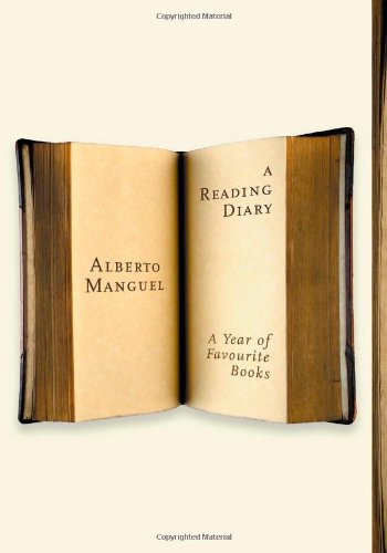 Cover art of Alberto Manguel's book 'A Reading Diary' in the 2006 edition.