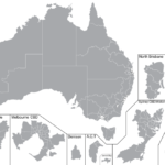 Map of Australian Electoral Divisions 2019