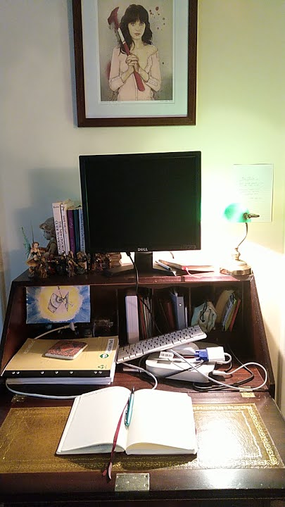 Leticia Mooney's writing space